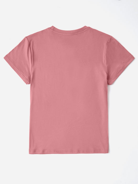 Graphic Round Neck Short Sleeve T-Shirt TOPS Jessie Knowles