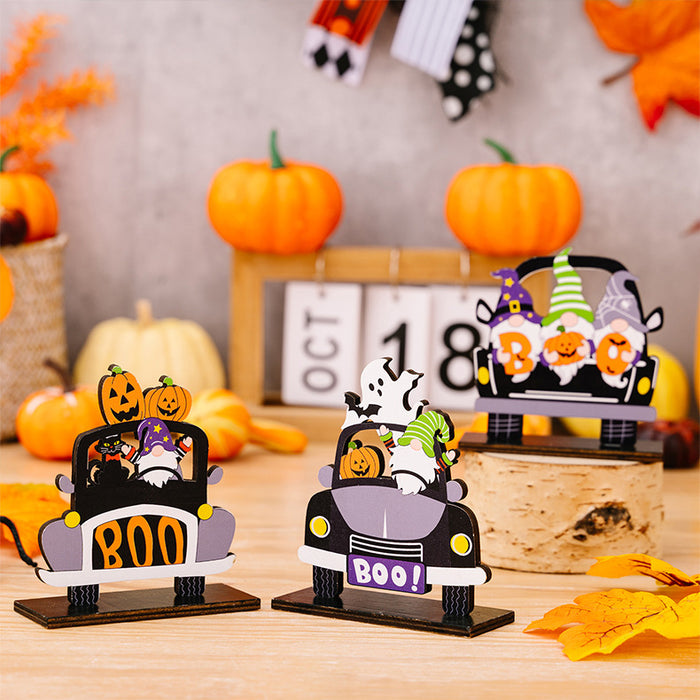 3-Piece Halloween Element Car-Shape Ornaments DECOR Jessie Knowles