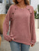 Mandy Decor Button Long Sleeve Ribbed T-Shirt  Jessie Knowles