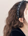 Rhinestone Braided Wide Headband  Jessie Knowles