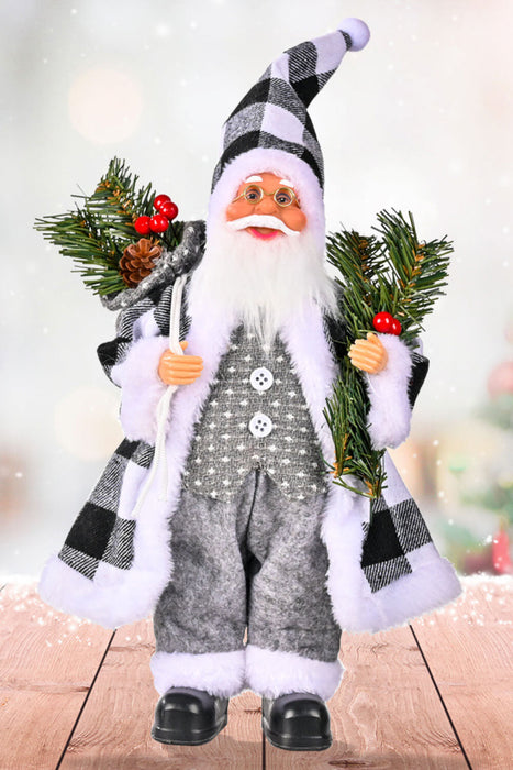 Christmas Standing Santa Claus Figure  Jessie Knowles