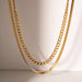 18K Gold-Plated Double Layered Necklace ACCESSORIES Jessie Knowles