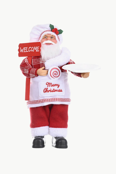 Christmas Standing Santa Claus Figure  Jessie Knowles