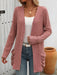 Mandy Open Front Long Sleeve Ribbed Cardigan  Jessie Knowles