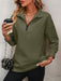 Mandy Zip-Up Dropped Shoulder Sweatshirt  Jessie Knowles