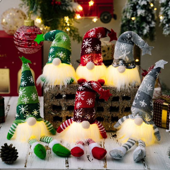 Assorted 2-Piece Light-Up Faceless Gnomes DECOR Jessie Knowles