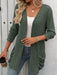 Mandy Open Front Long Sleeve Ribbed Cardigan  Jessie Knowles