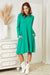 Zenana Full Size Long Sleeve Flare Dress with Pockets  Jessie Knowles