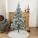 Feather Christmas Tree Skirt DECOR Jessie Knowles