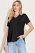 Basic Bae Bamboo V-Neck High-Low T-Shirt TOPS Jessie Knowles