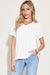 Basic Bae Bamboo V-Neck High-Low T-Shirt TOPS Jessie Knowles