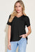 Basic Bae Bamboo V-Neck High-Low T-Shirt TOPS Jessie Knowles