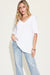 Basic Bae Bamboo V-Neck Drop Shoulder T-Shirt TOPS Jessie Knowles