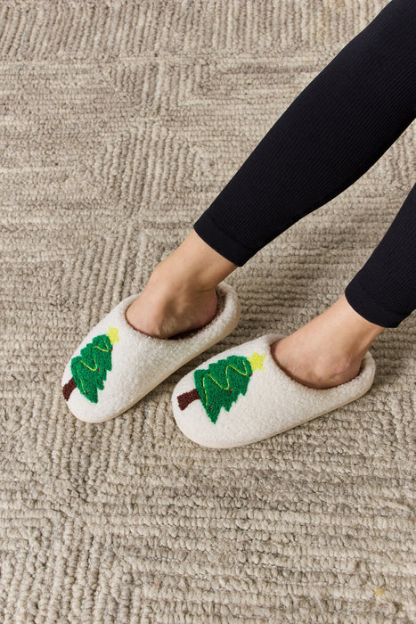 Melody Christmas Tree Cozy Slippers  Jessie Knowles