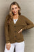 Zenana Kiss Me Tonight Full Size Button Down Cardigan in Olive  Jessie Knowles