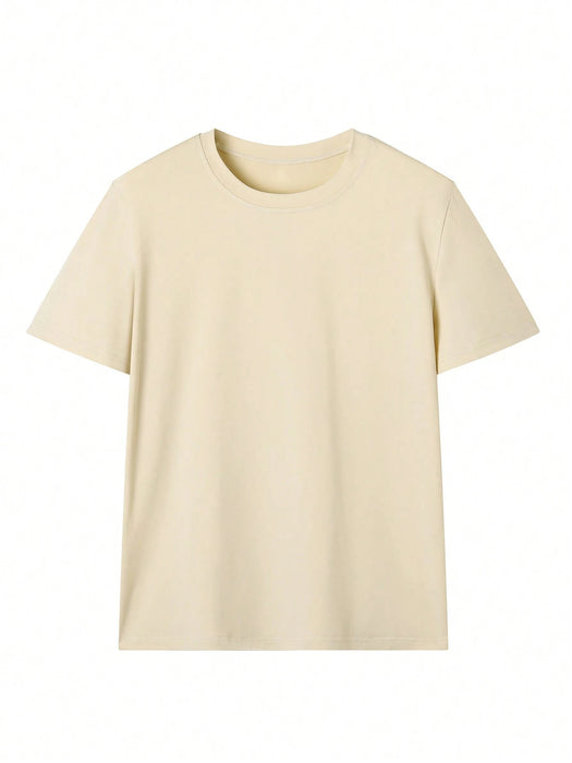 Graphic Round Neck Half Sleeve T-Shirt TOPS Jessie Knowles