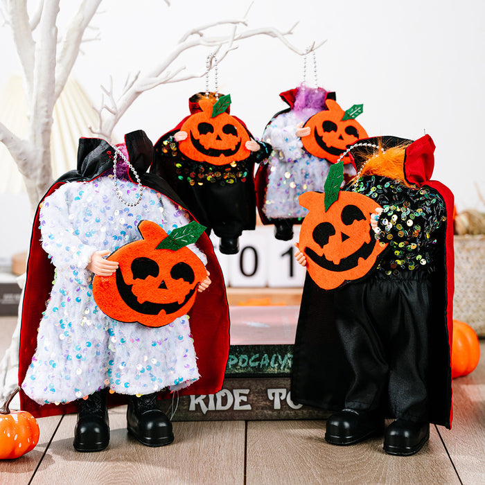 Two-Piece Sequin Halloween Hanging Widgets  Jessie Knowles