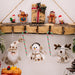 Santa Snowman Reindeer Hanging Ornament  Jessie Knowles