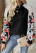 Printed Round Neck Long Sleeve Top  Jessie Knowles