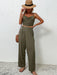 Crisscross Back Cropped Top and Pants Set  Jessie Knowles