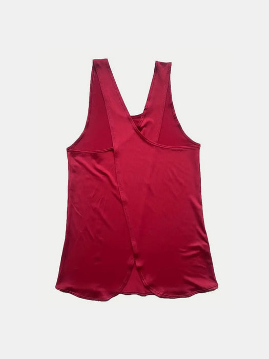 Crisscross Scoop Neck Active Tank  Jessie Knowles