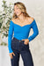 Culture Code Ribbed Sweetheart Neck Knit Top  Jessie Knowles