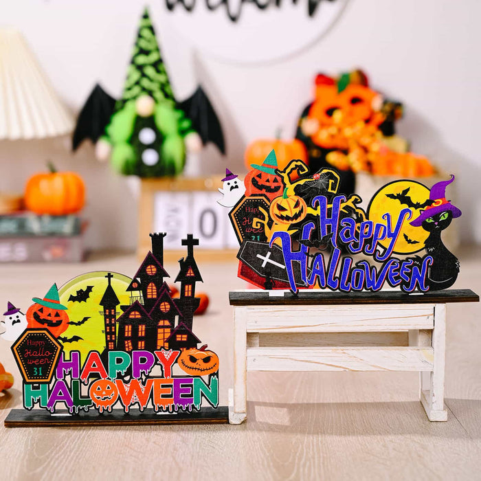 Assorted 2-Piece Halloween Element Ornaments DECOR Jessie Knowles