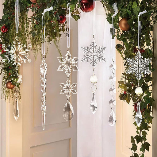 10-Piece Acrylic Icicle Ornaments DECOR Jessie Knowles