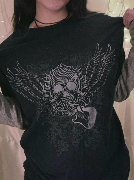 Graphic Round Neck Short Sleeve T-Shirt TOPS Jessie Knowles