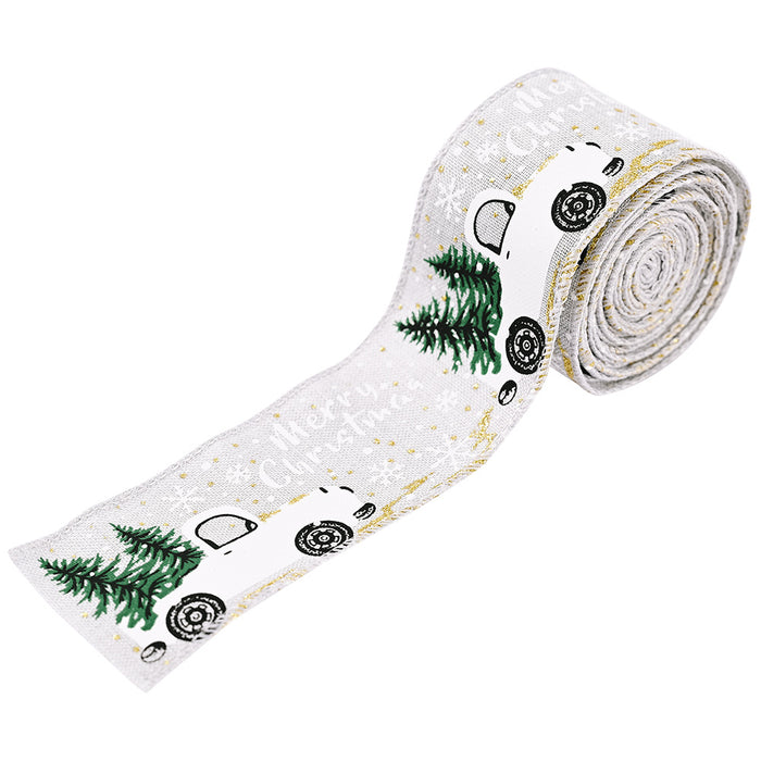 Car & Christmas Tree Ribbon DECOR Jessie Knowles