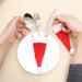 20-Piece Christmas Hat Cutlery Holders DECOR Jessie Knowles