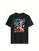 Graphic Round Neck Half Sleeve T-Shirt TOPS Jessie Knowles