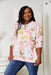 Double Take Floral Round Neck Three-Quarter Sleeve Top  Jessie Knowles