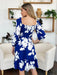 Double Take Floral Ruffle Hem Smocked Dress DRESSES Jessie Knowles