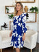 Double Take Floral Ruffle Hem Smocked Dress DRESSES Jessie Knowles