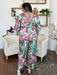 Double Take Half Sleeve Wide Leg Jumpsuit DRESSES Jessie Knowles