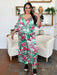 Double Take Half Sleeve Wide Leg Jumpsuit DRESSES Jessie Knowles