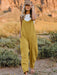 Double Take Sleeveless V-Neck Pocketed Jumpsuit JUMPSUITS Jessie Knowles