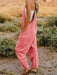 Double Take Sleeveless V-Neck Pocketed Jumpsuit JUMPSUITS Jessie Knowles