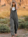 Sleeveless V-Neck Pocketed Jumpsuit - Double Take JUMPSUITS Jessie Knowles