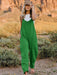 Sleeveless V-Neck Pocketed Jumpsuit - Double Take JUMPSUITS Jessie Knowles