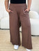 Double Take Smocked Wide Waistband Wide Leg Pants BOTTOMS Jessie Knowles