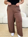 Double Take Smocked Wide Waistband Wide Leg Pants BOTTOMS Jessie Knowles