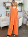 Double Take Texture Sleeveless Wide Leg Jumpsuit TOPS Jessie Knowles