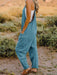 Double Take V-Neck Sleeveless Jumpsuit with Pockets SETS Jessie Knowles