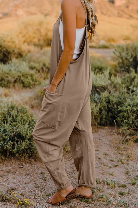 Double Take V-Neck Sleeveless Jumpsuit with Pockets SETS Jessie Knowles