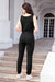 Drawstring Round Neck Sleeveless Jumpsuit JUMPSUITS Jessie Knowles