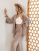 Dropped Shoulder Cardigan and Pants Set SETS Jessie Knowles