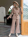 Dropped Shoulder Cardigan and Pants Set SETS Jessie Knowles