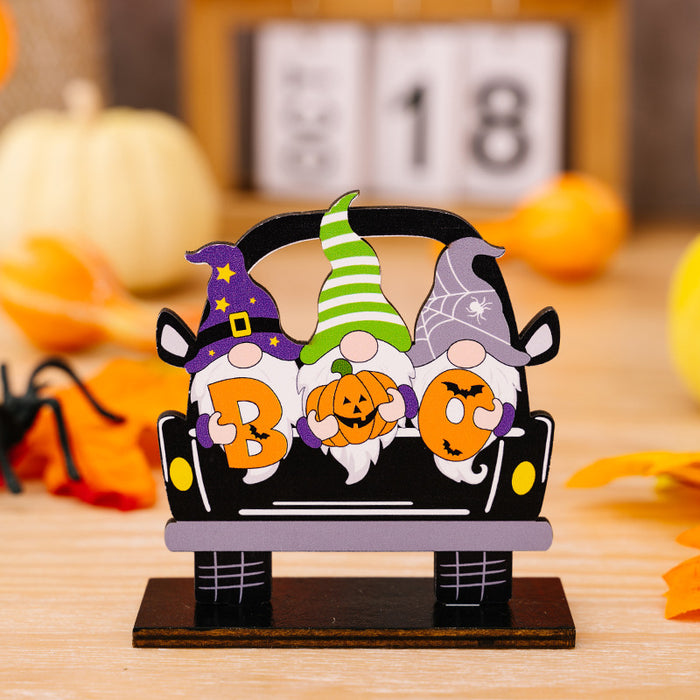 3-Piece Halloween Element Car-Shape Ornaments DECOR Jessie Knowles